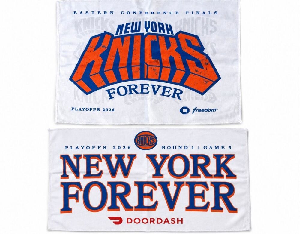 2026 New York Knicks Playoffs Rally Towels Set of 2 | Eastern Conference Finals